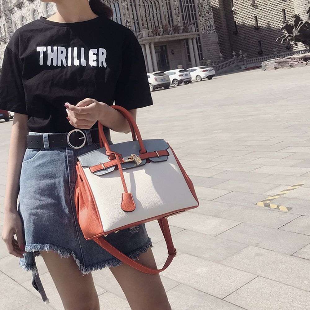 Large Shoulder Kelly Bag