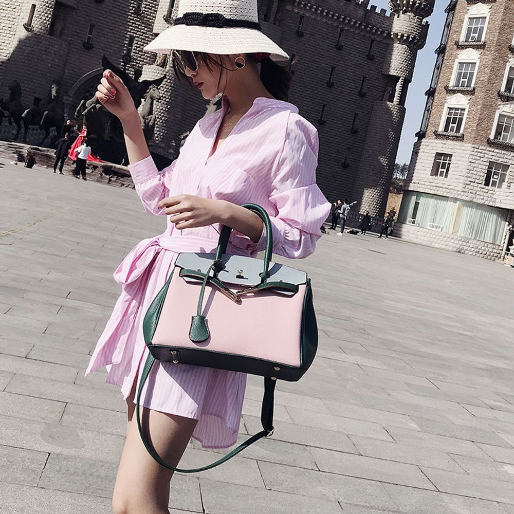 Large Shoulder Kelly Bag