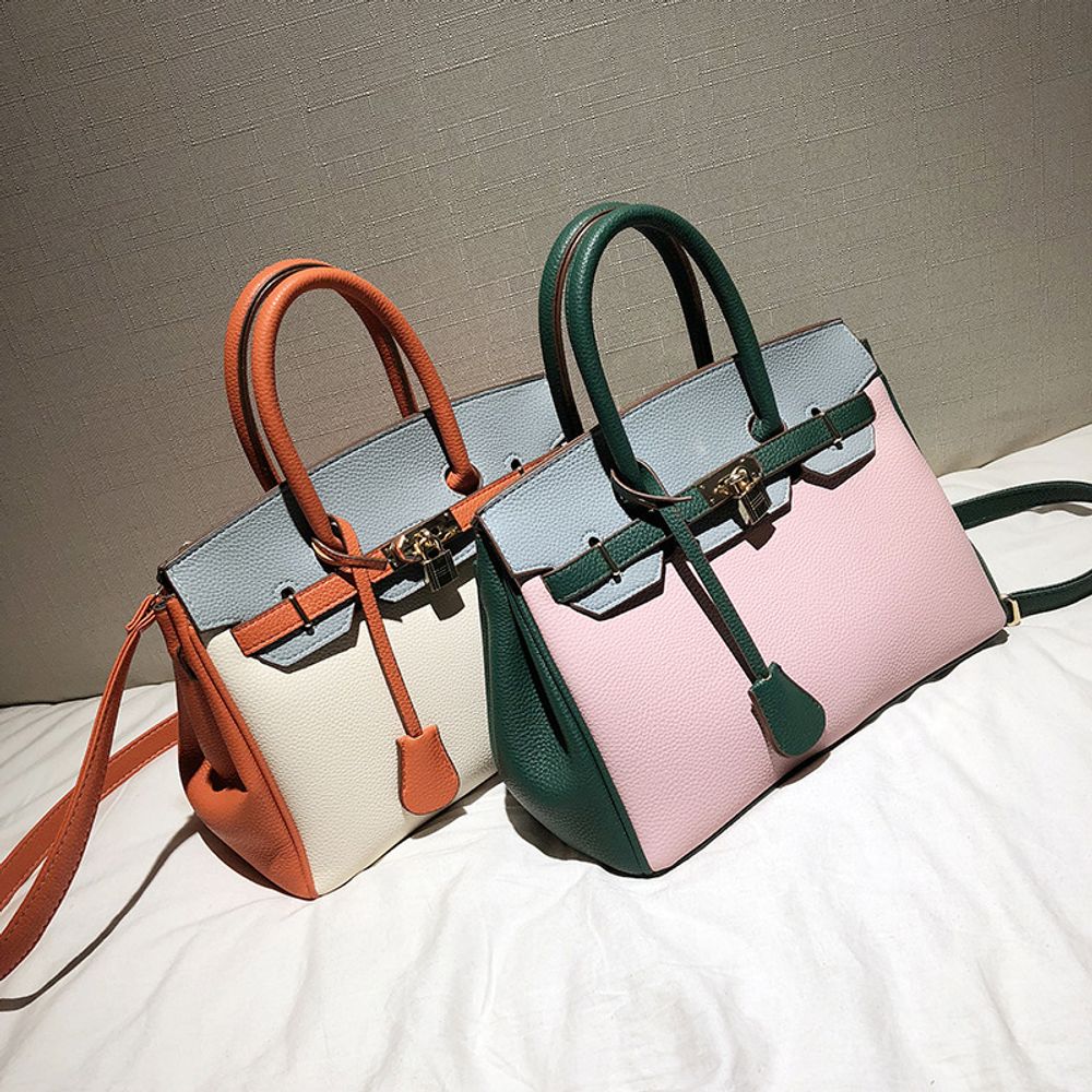Large Shoulder Kelly Bag