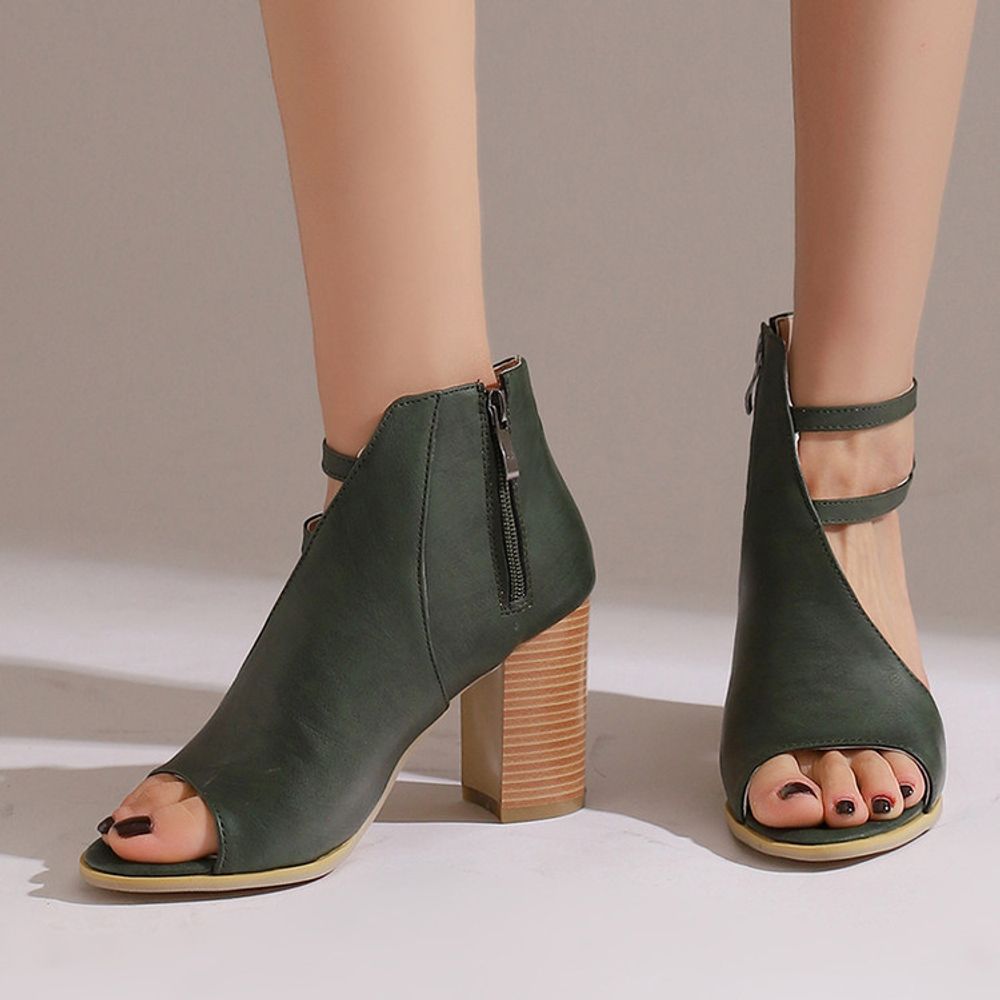 Open toe Ancle Strap Heels