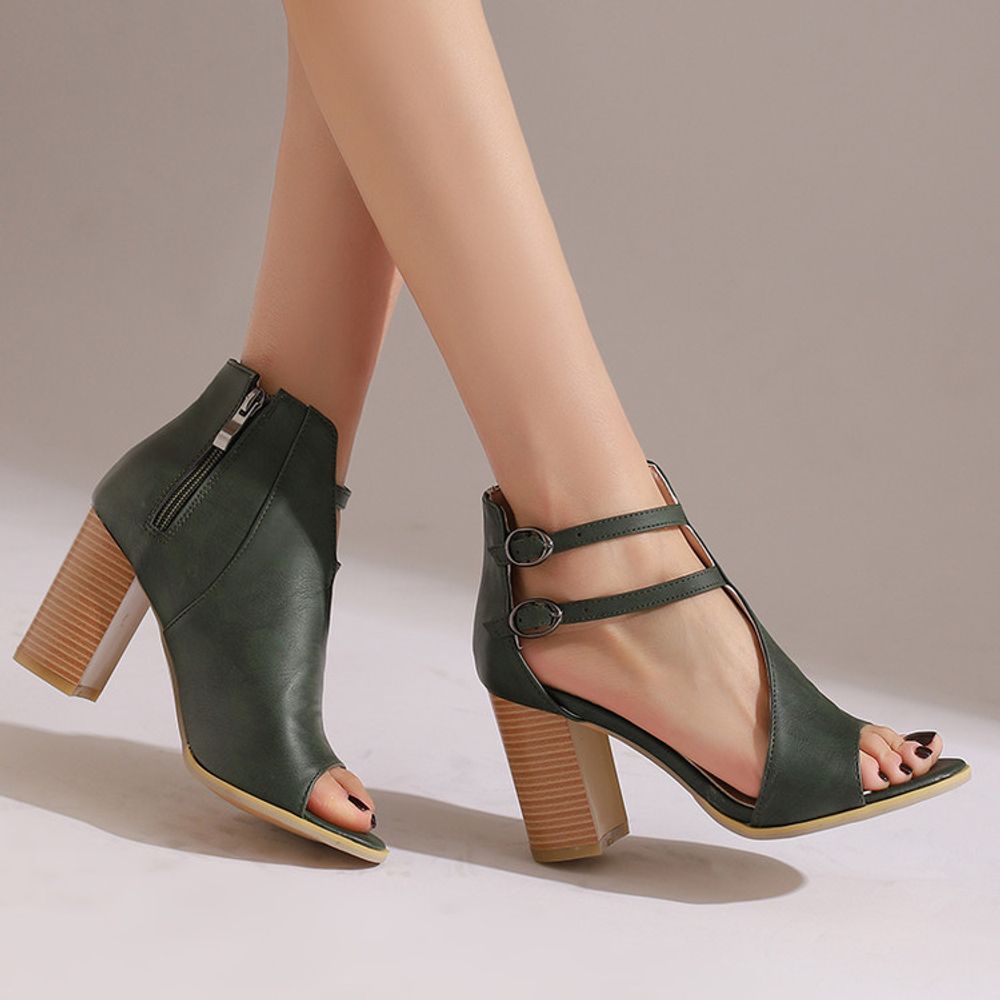Open toe Ancle Strap Heels