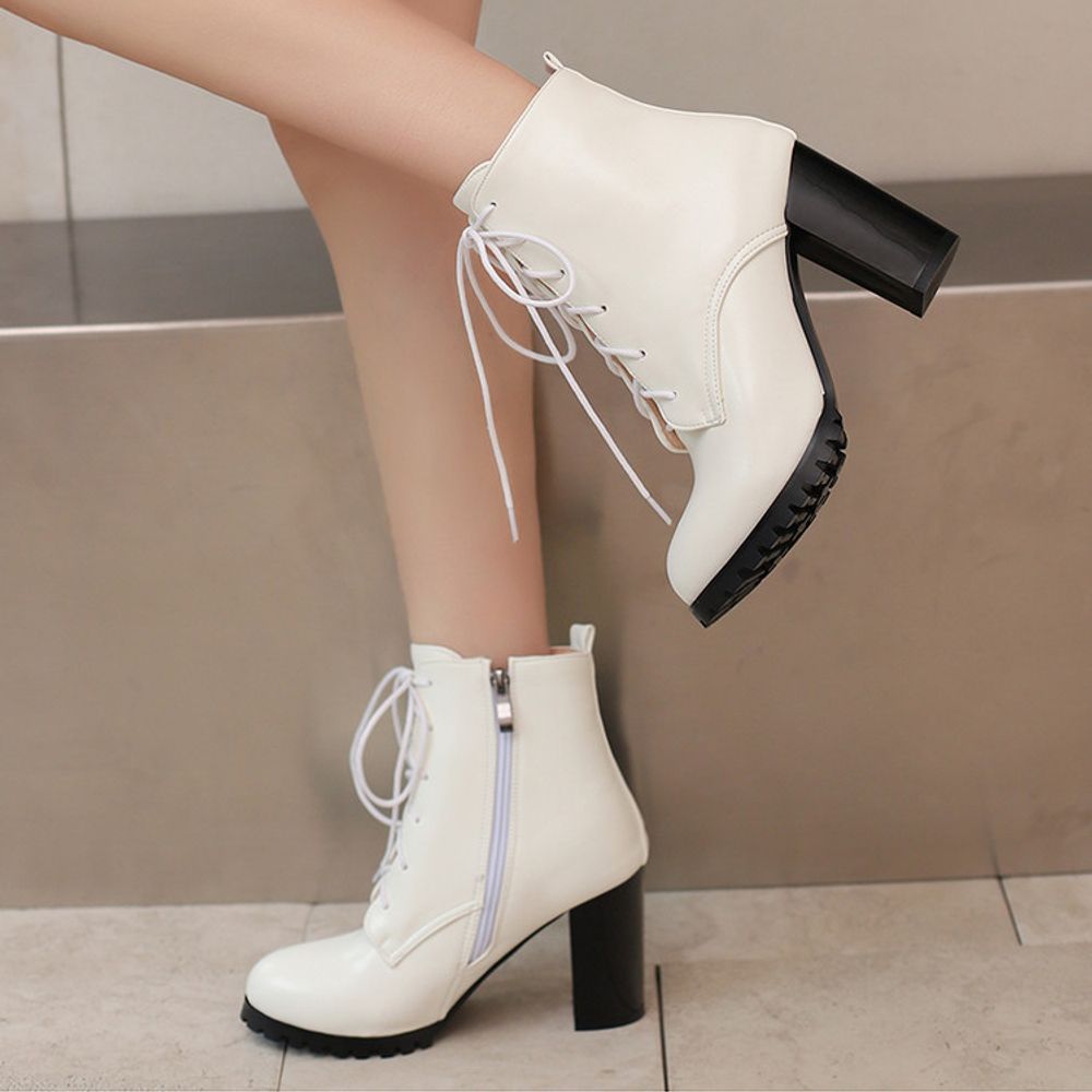 Lace-up Ankle Boots