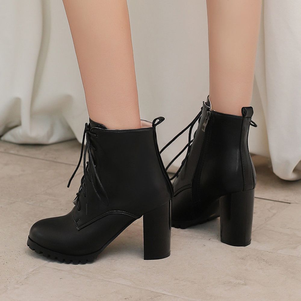 Lace-up Ankle Boots