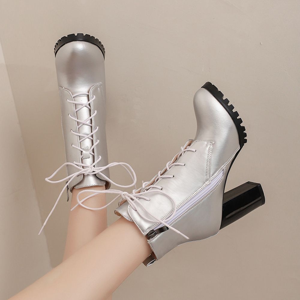 Lace-up Ankle Boots