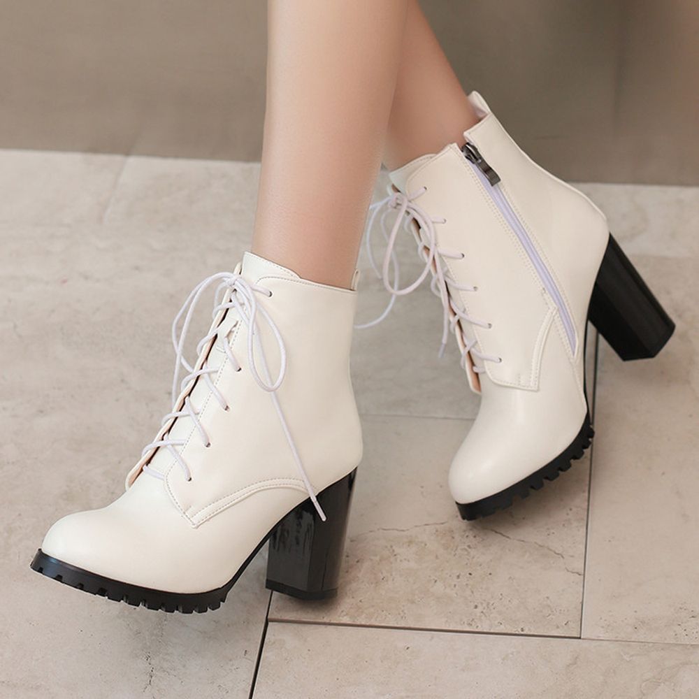 Lace-up Ankle Boots