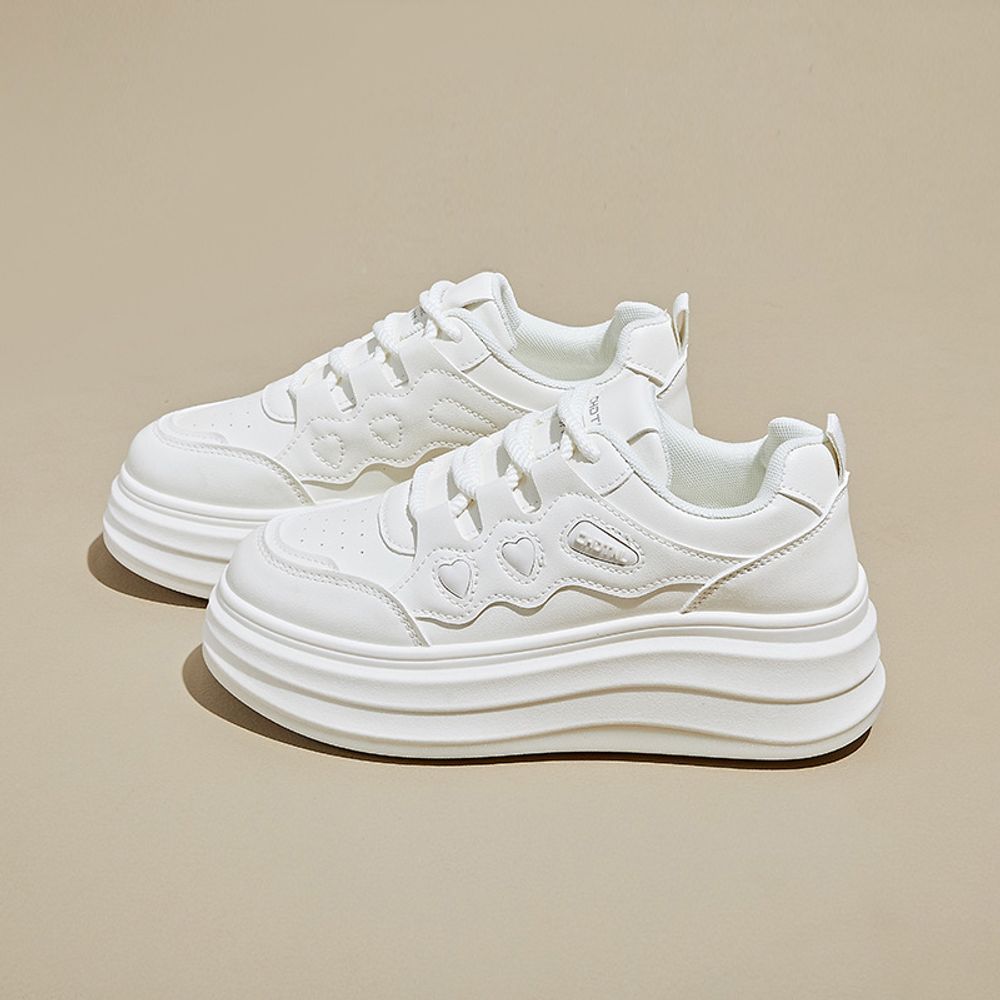 Thick Soled Casual Sneakers