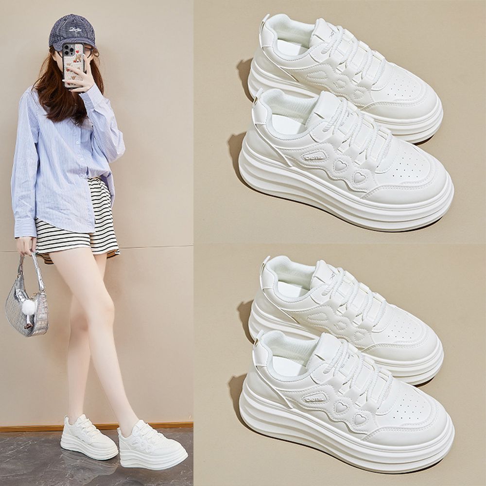Thick Soled Casual Sneakers
