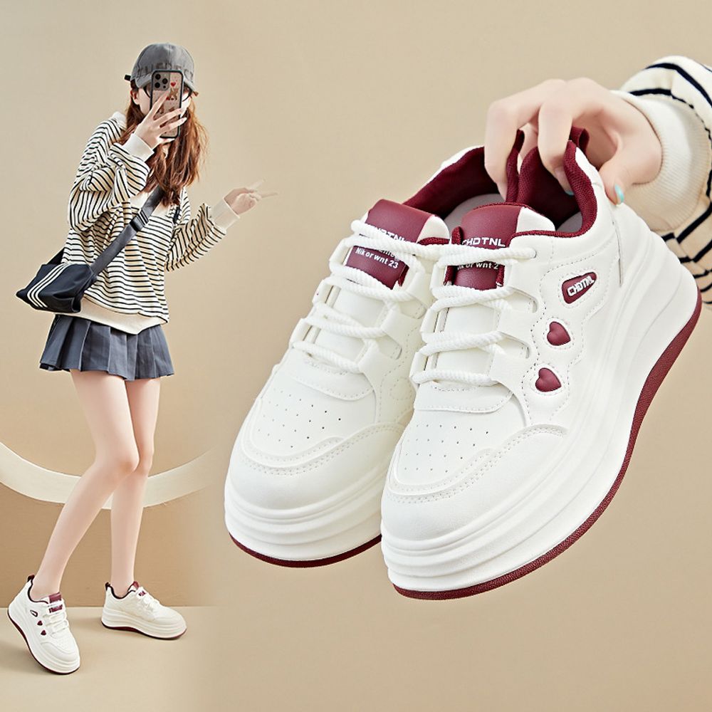 Thick Soled Casual Sneakers