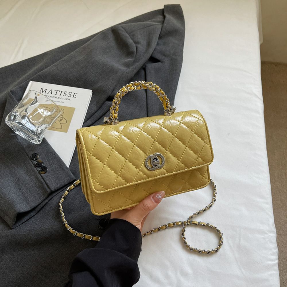 Diamond Chain Square Handbag