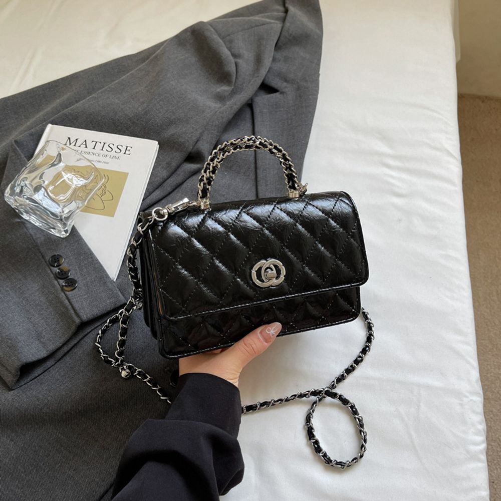 Diamond Chain Square Handbag
