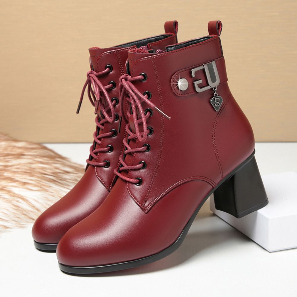 Thick Soled Ankle Boots