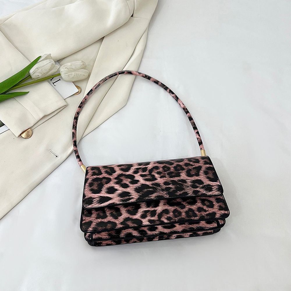 Leopard Print Small Handbag Bag