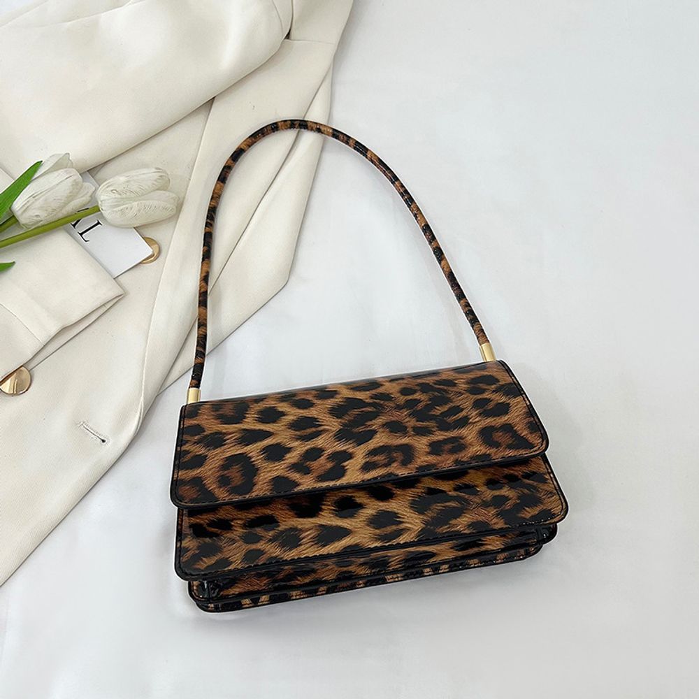 Leopard Print Small Handbag Bag