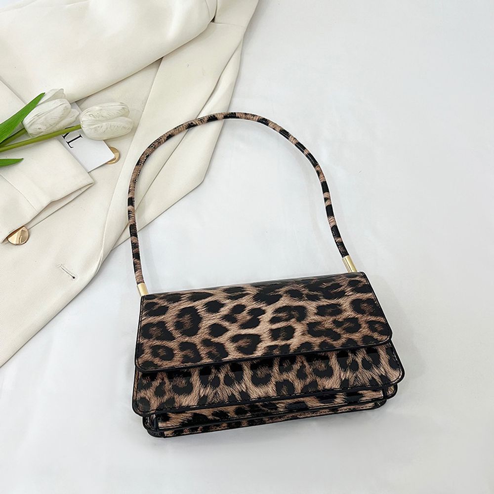 Leopard Print Small Handbag Bag