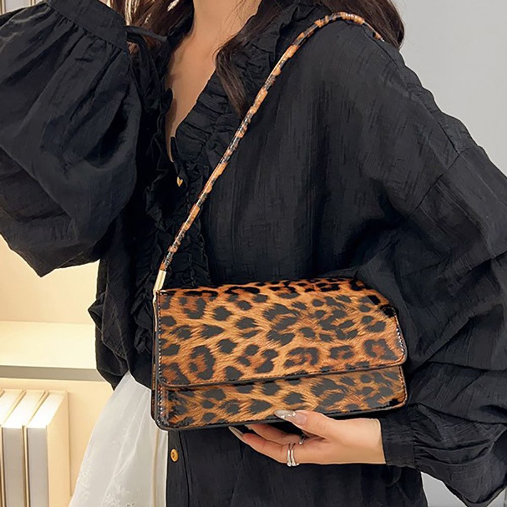Leopard Print Small Handbag Bag
