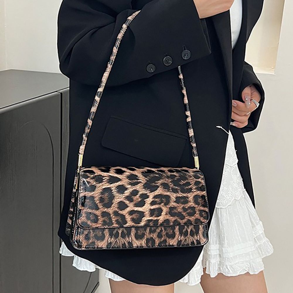 Leopard Print Small Handbag Bag