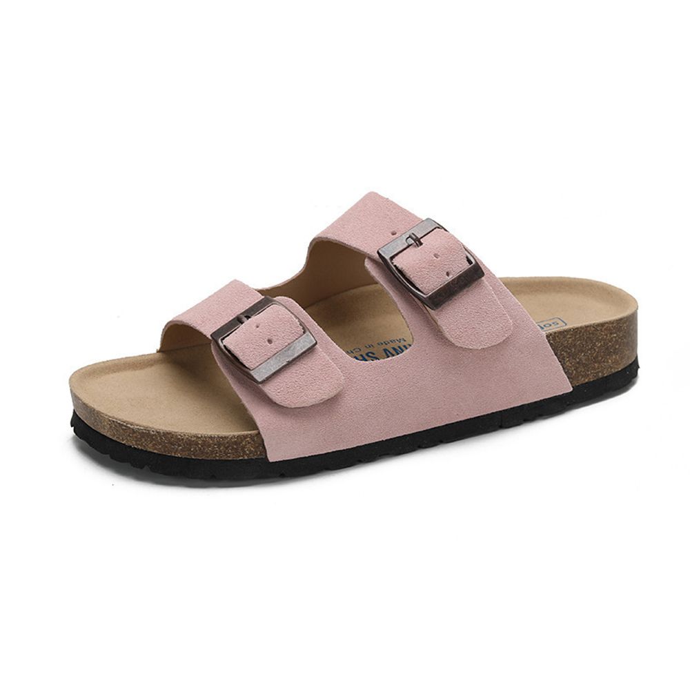 Two-Strap Slide Sandals