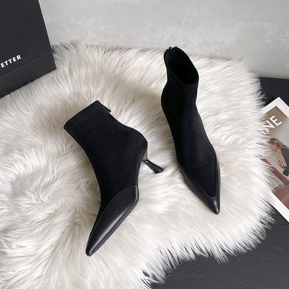 Pointed Toe Ankle Boots