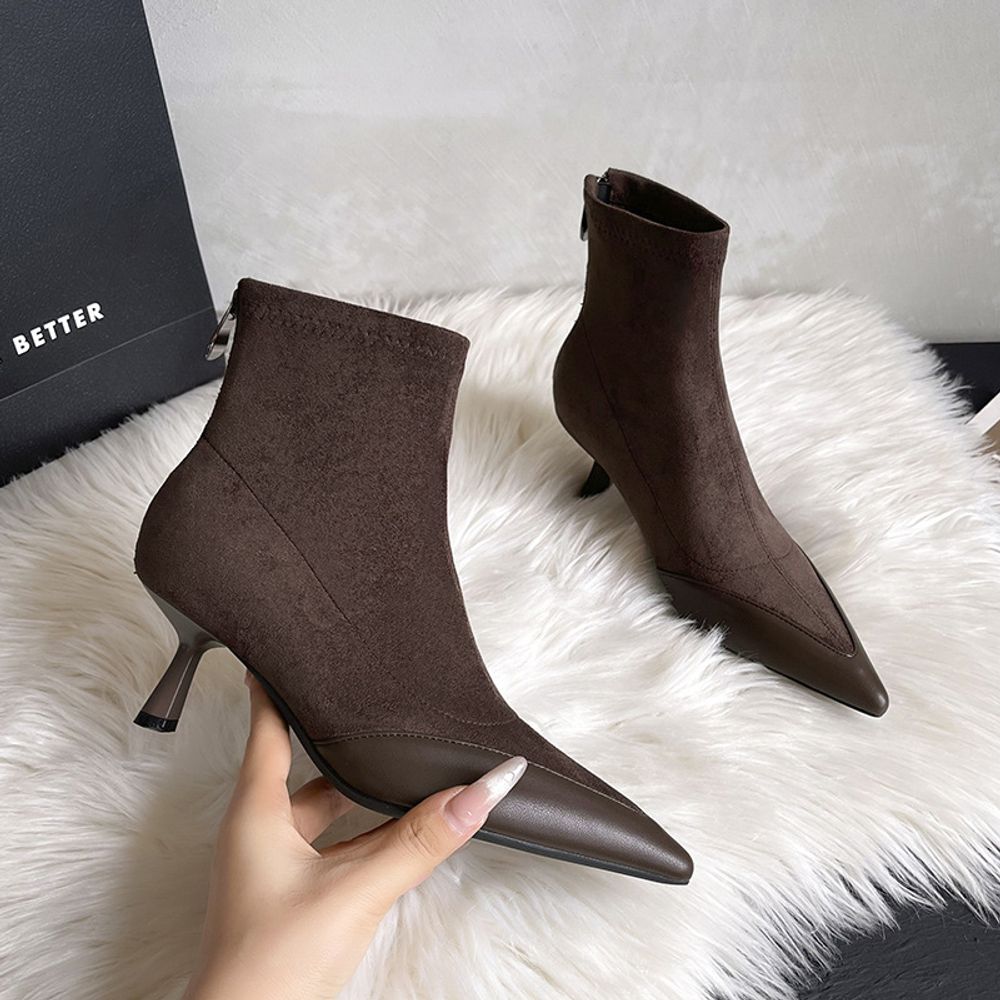 Pointed Toe Ankle Boots