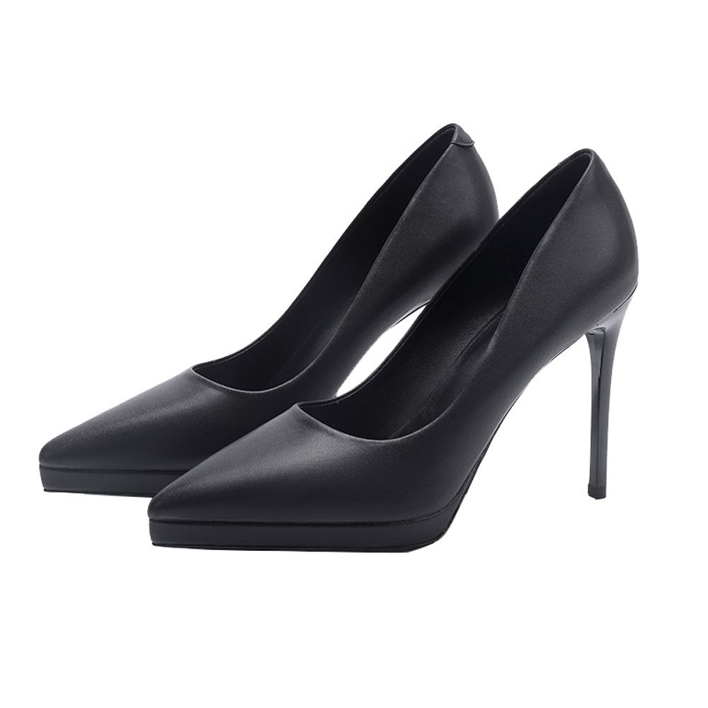 Pointed Platform High Heels
