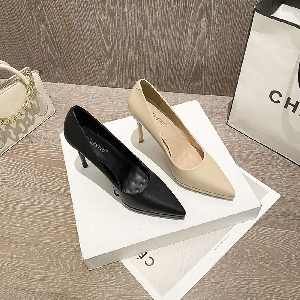 Pointed Platform High Heels