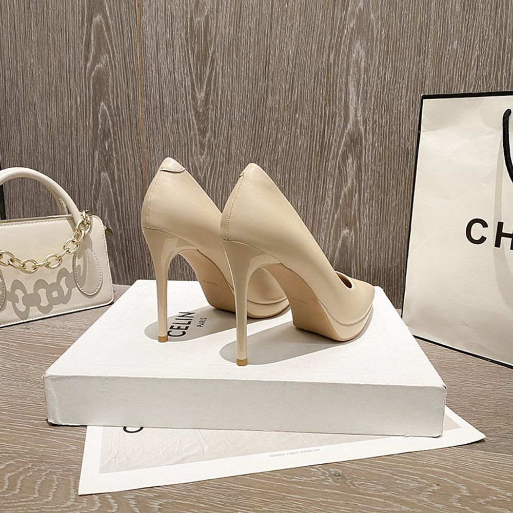 Pointed Platform High Heels