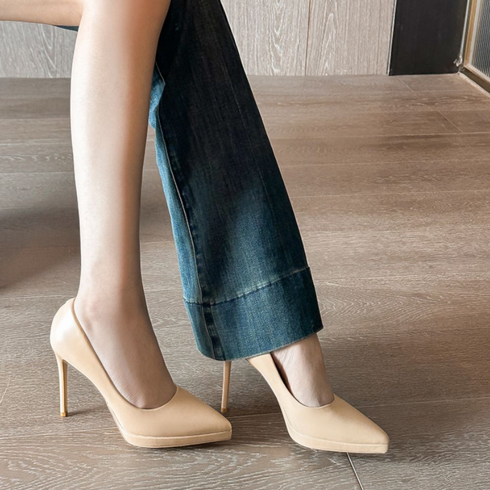 Pointed Platform High Heels