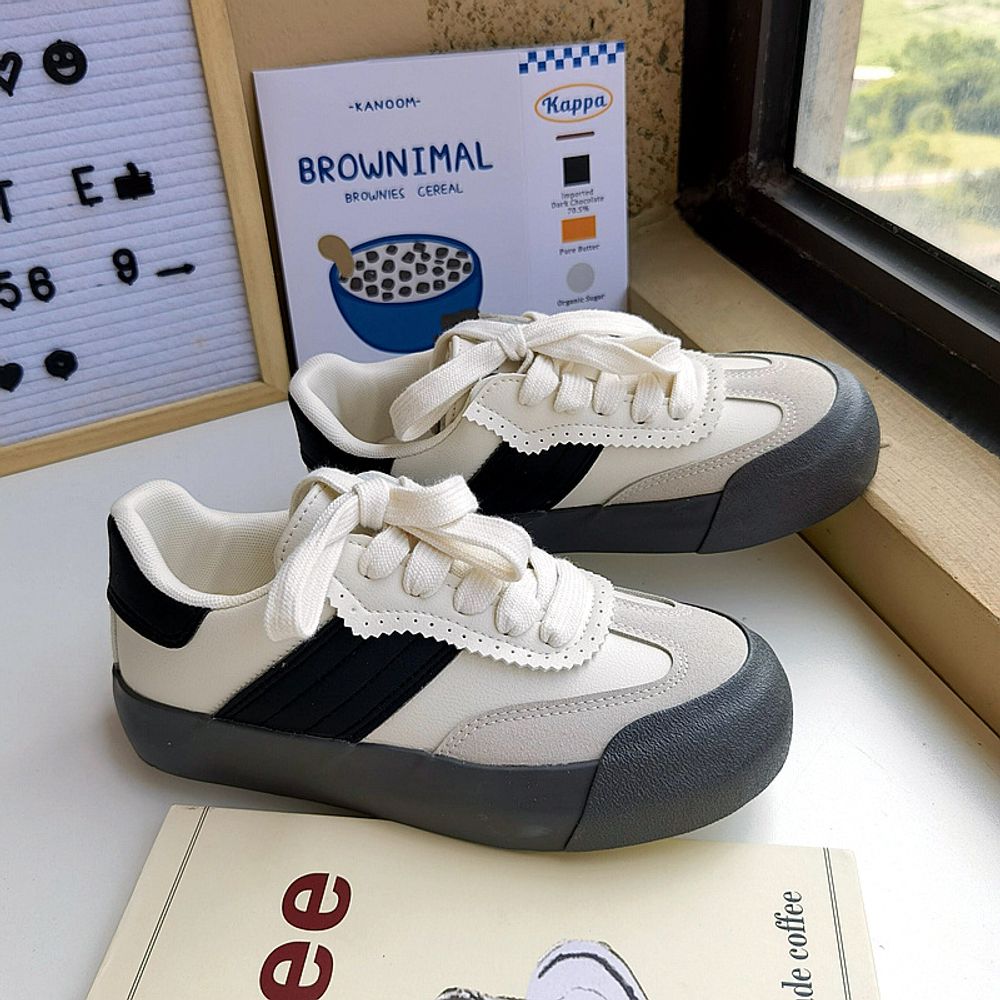 Trendy  Thick Soled Sneakers