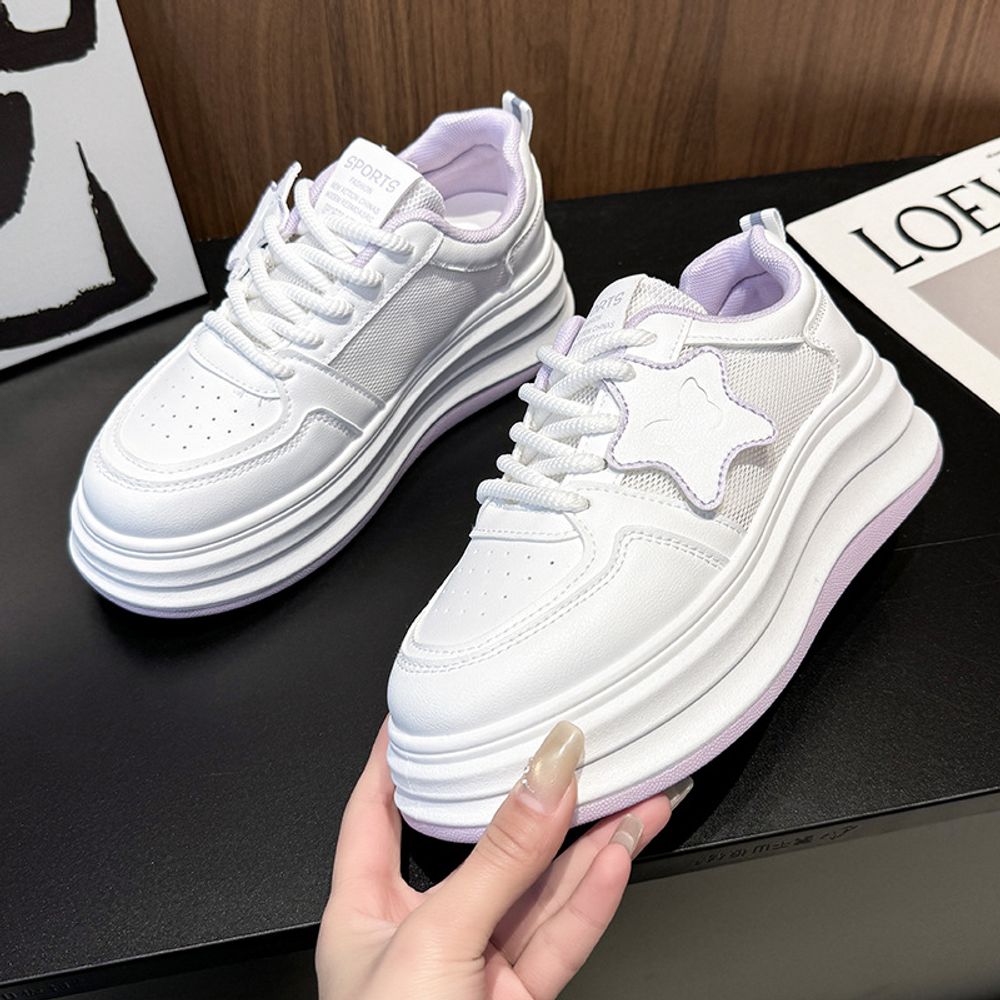 Thick Soled Casual Sneakers