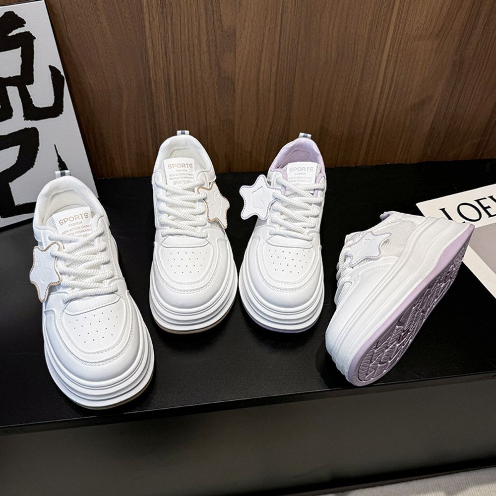 Thick Soled Casual Sneakers
