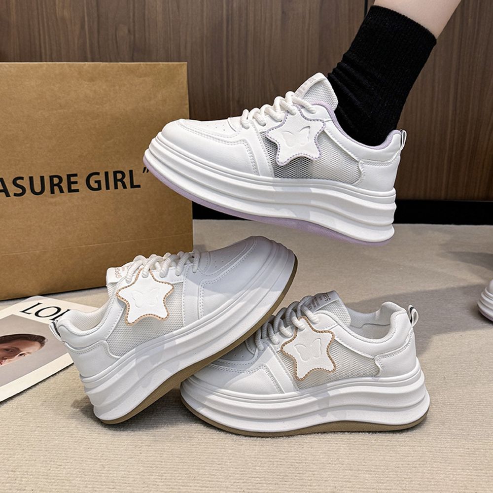 Thick Soled Casual Sneakers