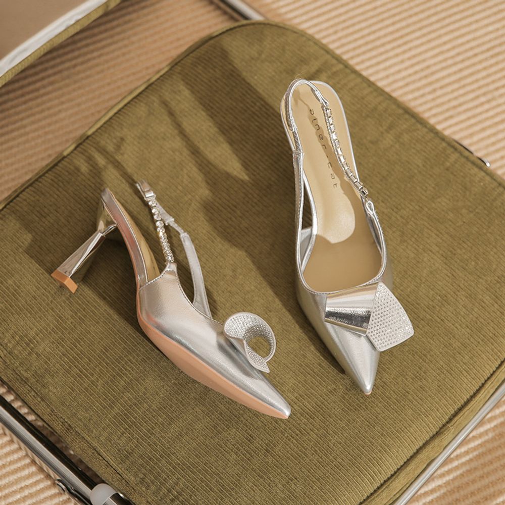 Premium Design Slingback Heels