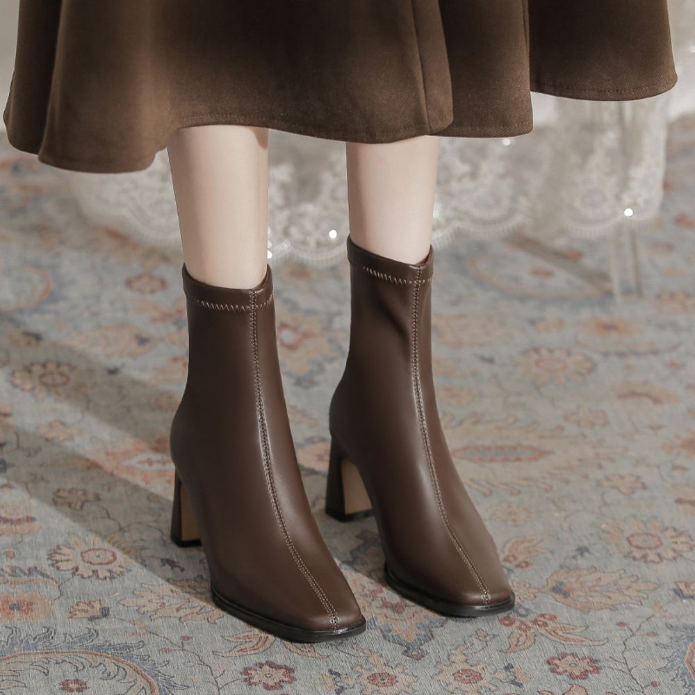 Thick Heeled Boots