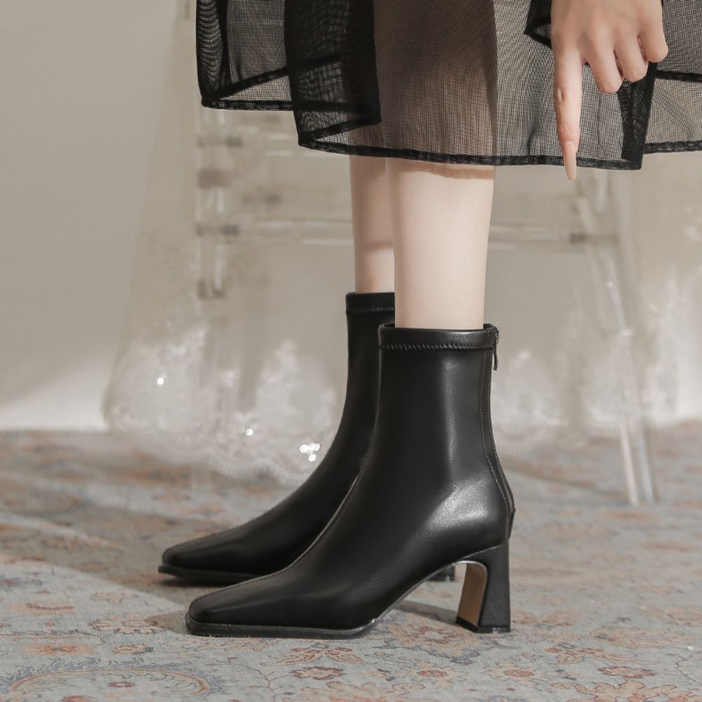 Thick Heeled Boots