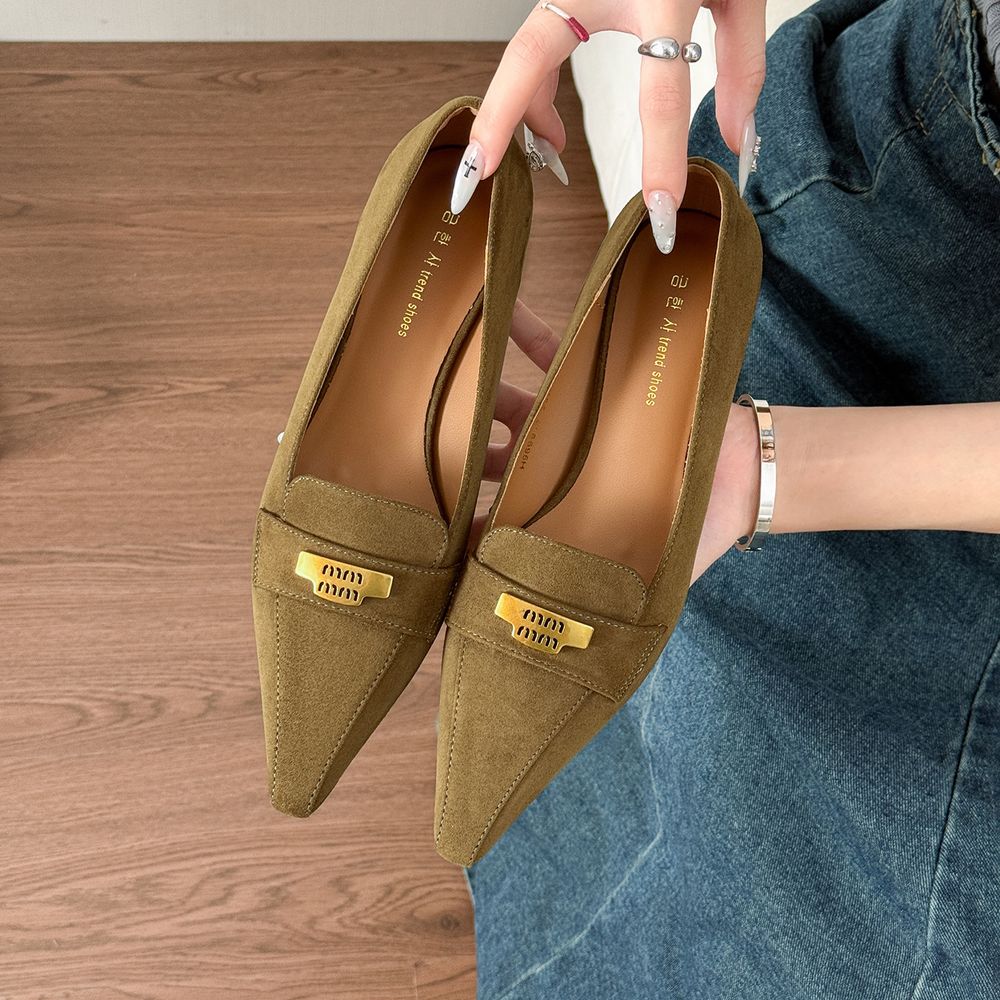 Premium Low Heeled Loafers