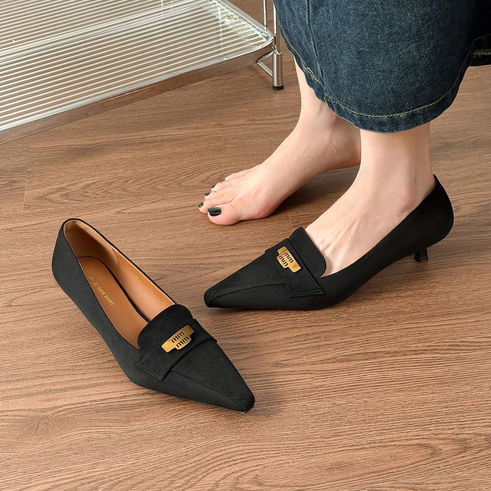 Premium Low Heeled Loafers