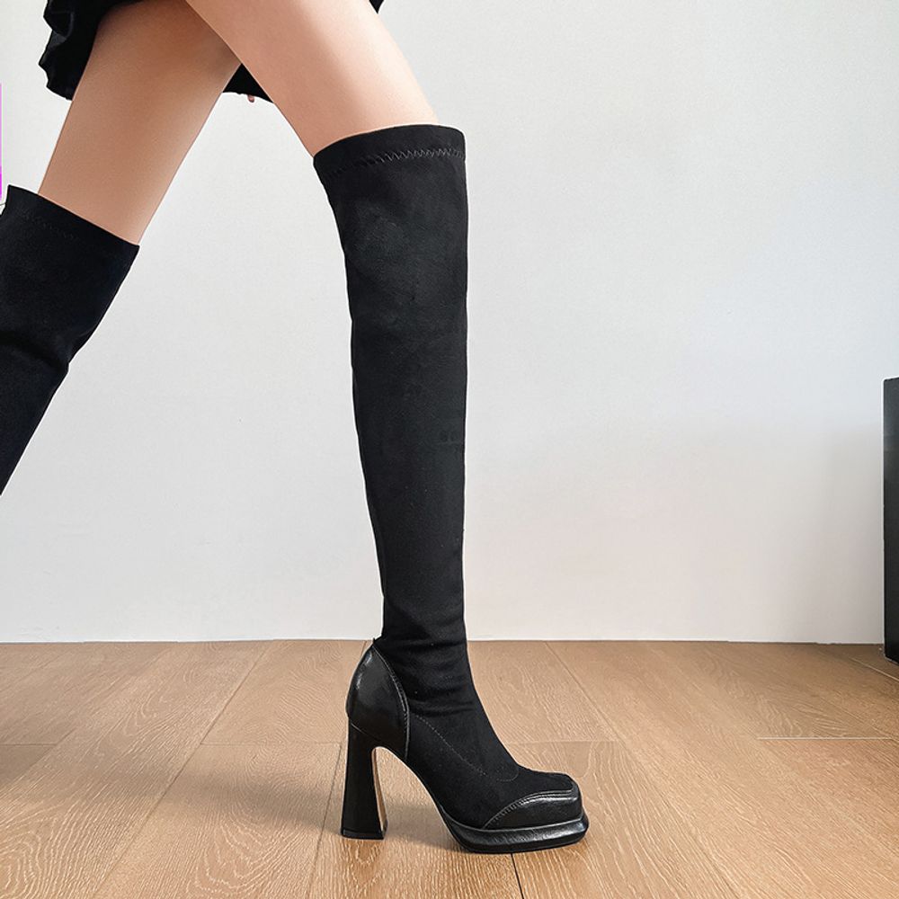 Over the  Knee High Heel Boots