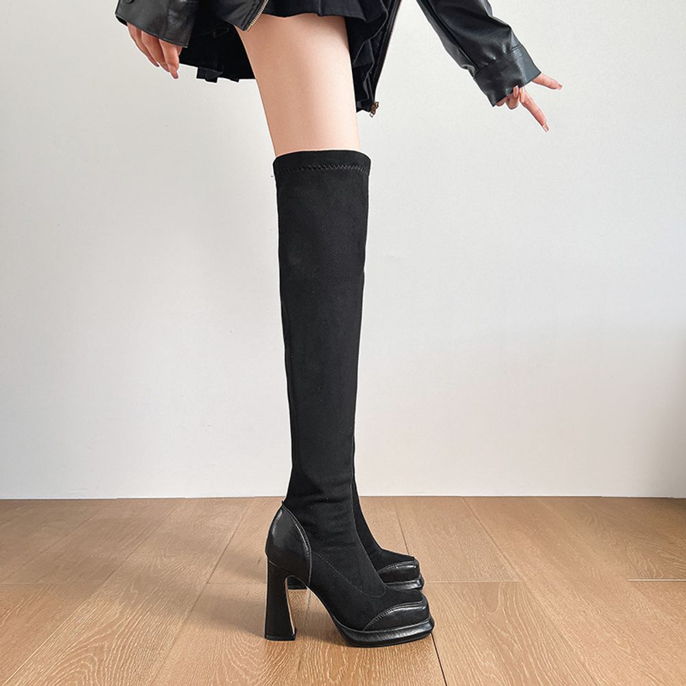 Over the  Knee High Heel Boots