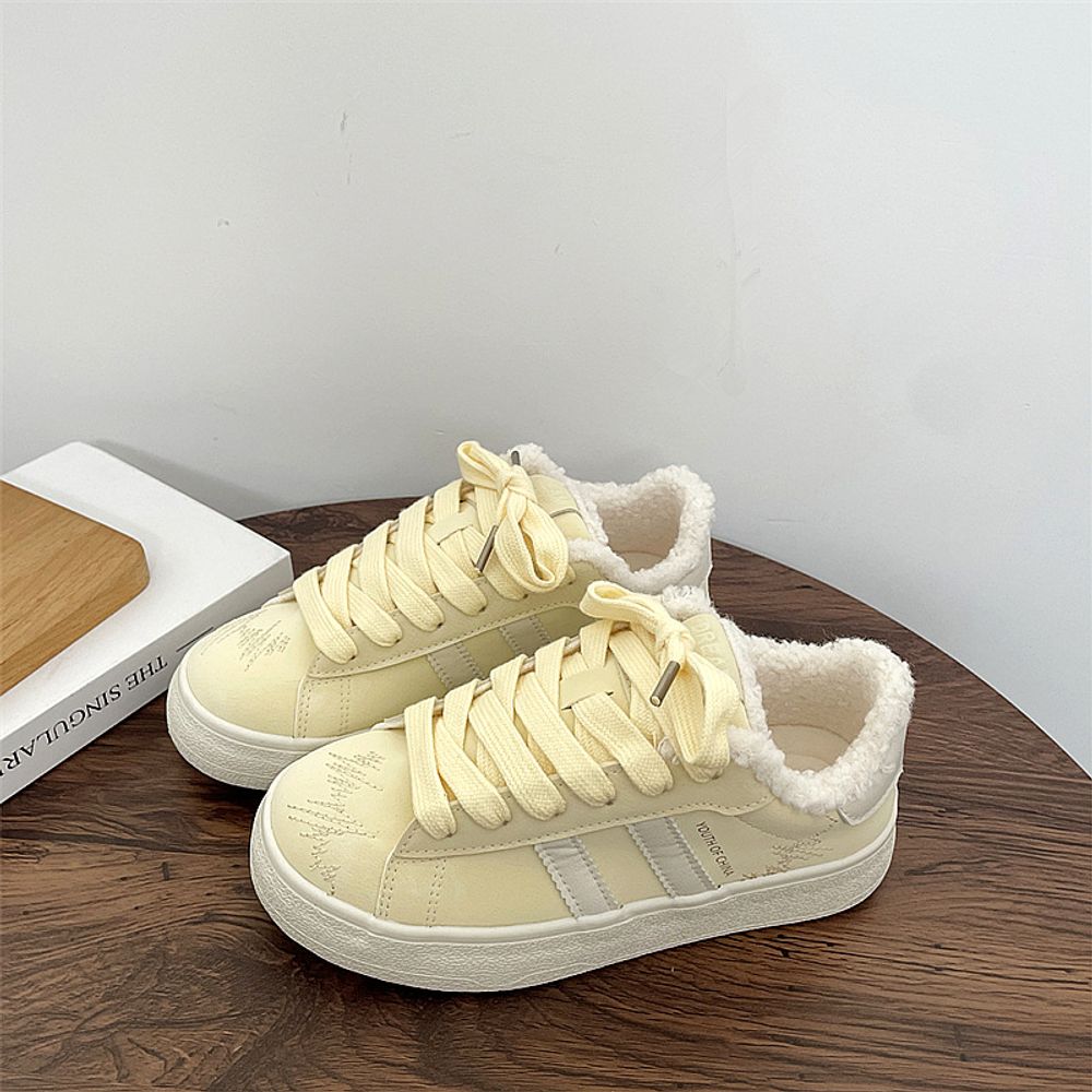 Thick Soled Winter Sneakers