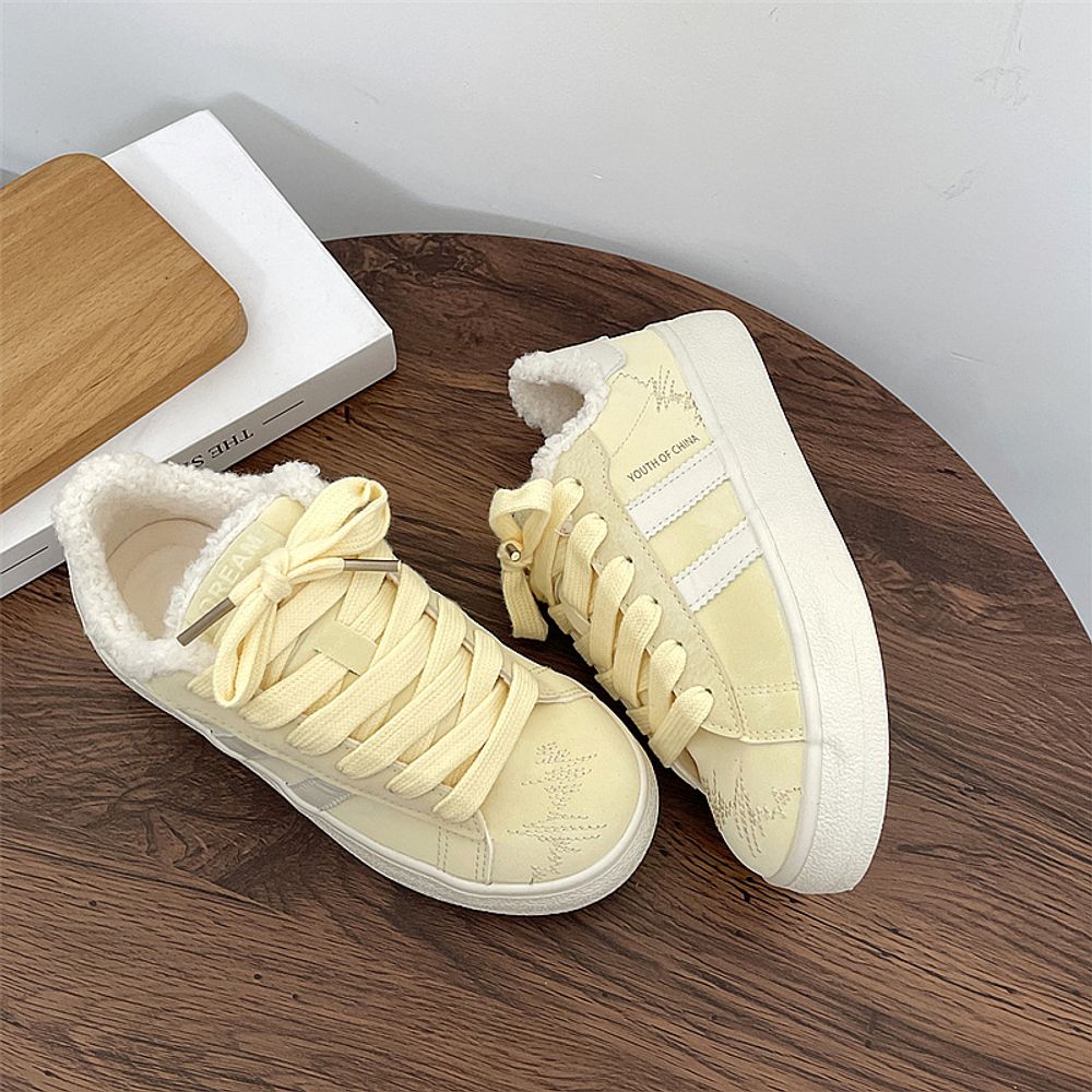 Thick Soled Winter Sneakers