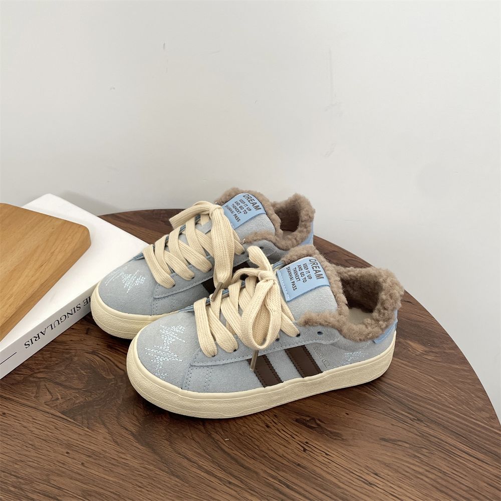 Thick Soled Winter Sneakers