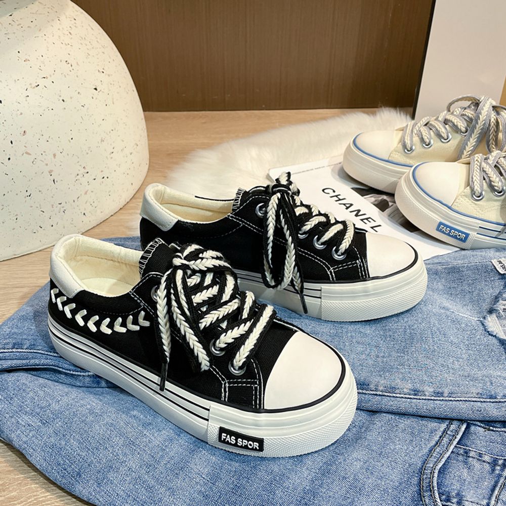 Thick Soled Casual Canvas