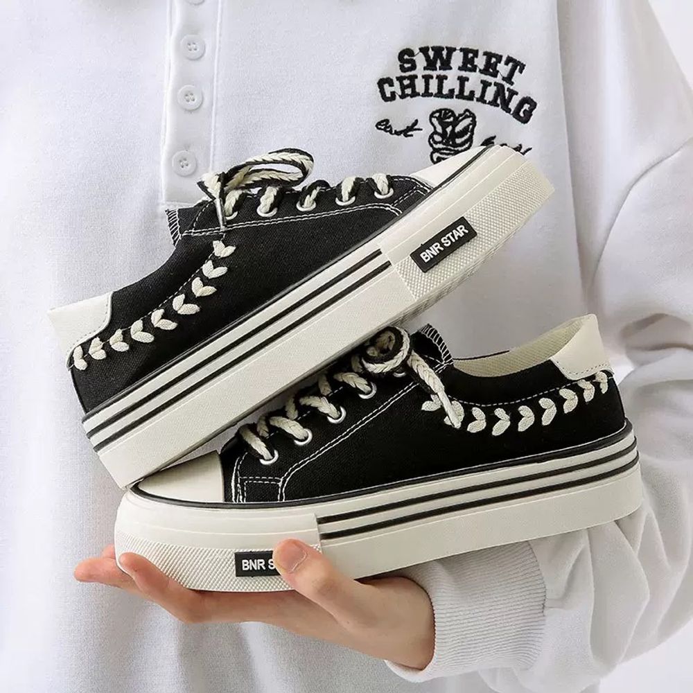 Thick Soled Casual Canvas