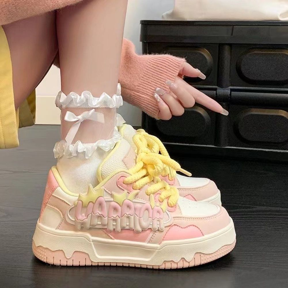 Thick Heeled  Casual Sneakers