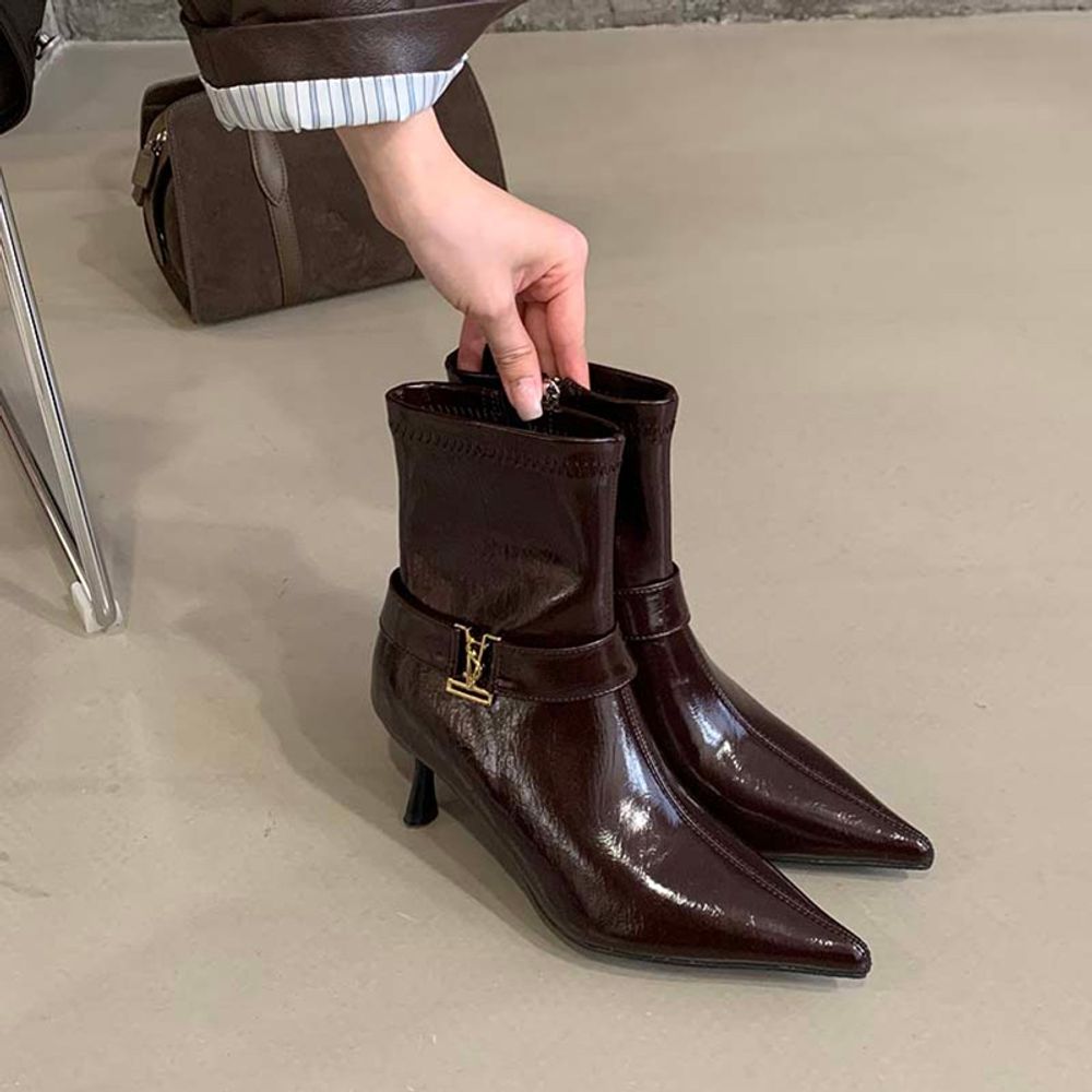 Pointed Toe Ankle Boots
