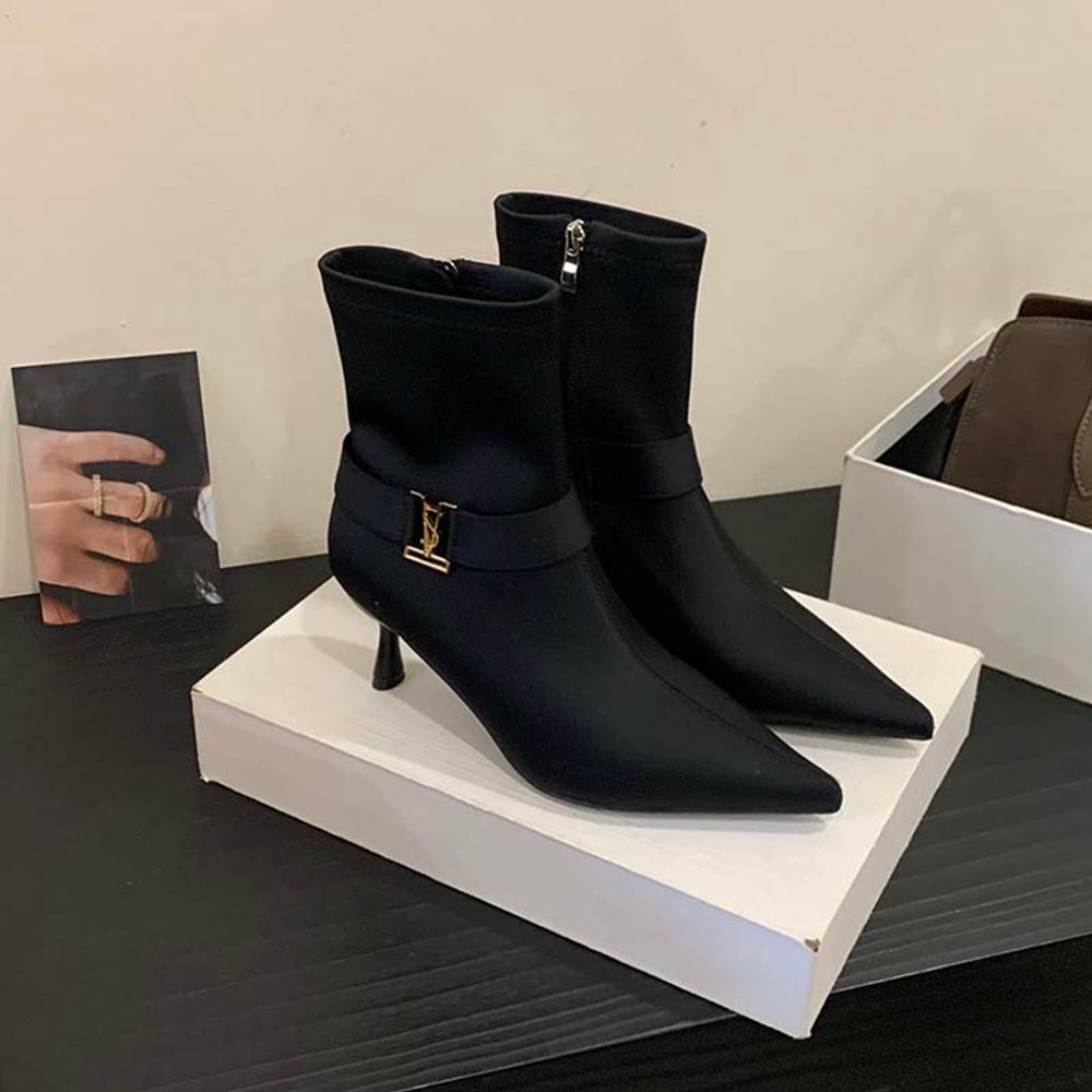 Pointed Toe Ankle Boots