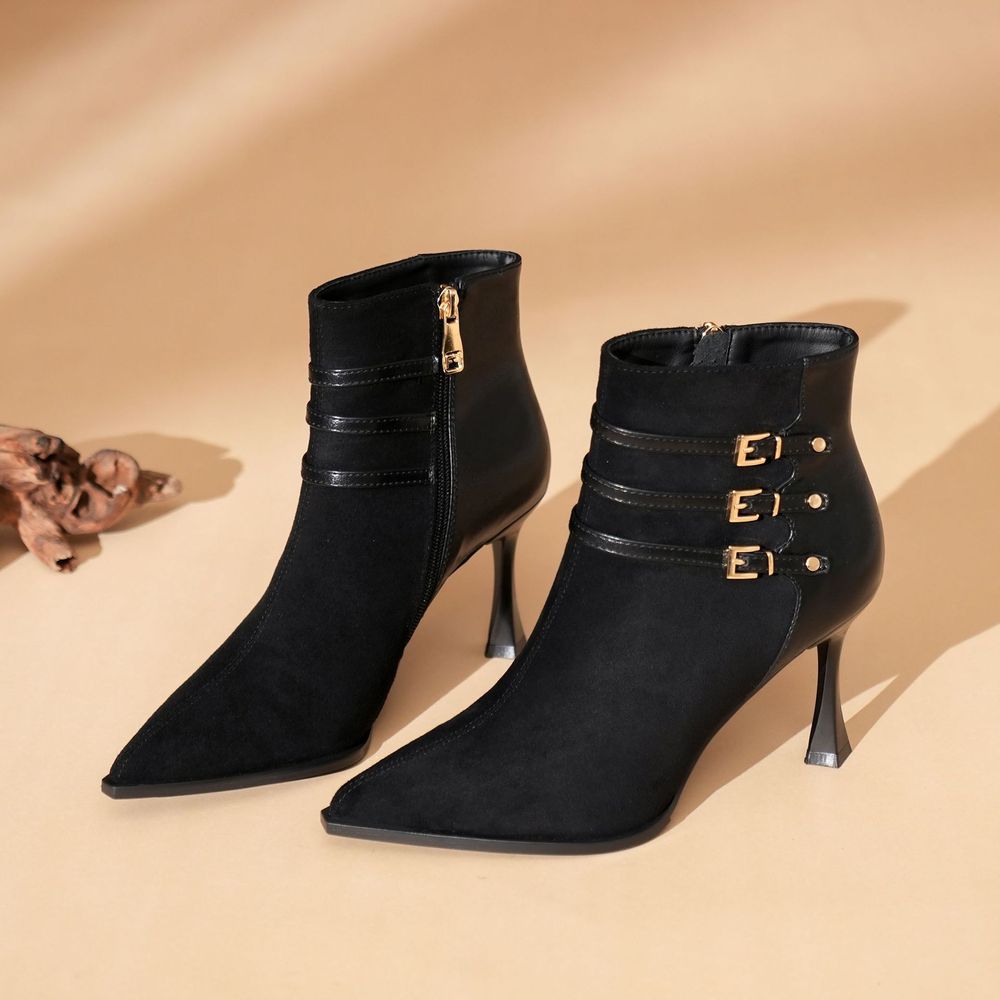 Pointed Toe Ankle Boots