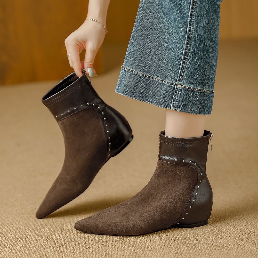 Pointed Toe Ankle Boots!