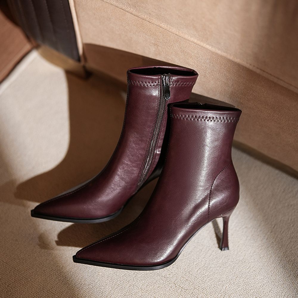 Pointed Toe Ankle Boots