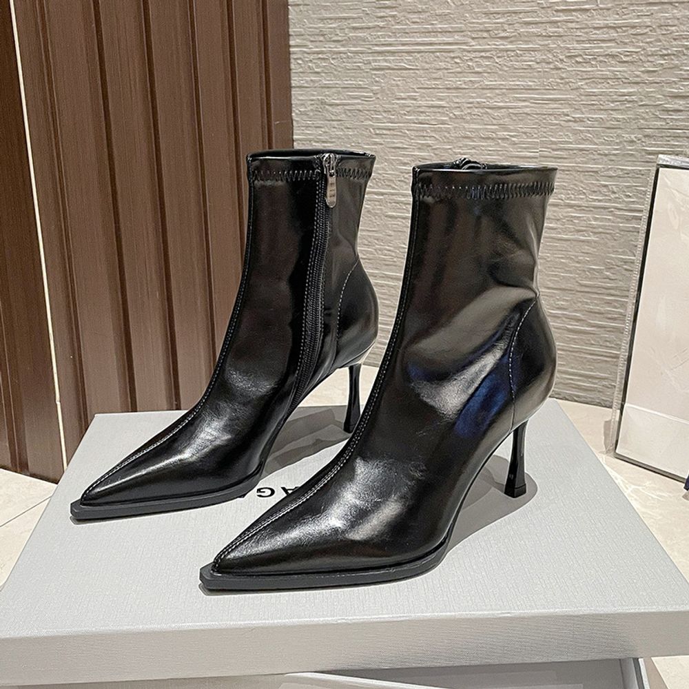 Pointed Toe Ankle Boots
